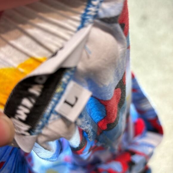 Jams world wide leg floral colorful artsy art to wear dopamine maximalist pants - Picture 4 of 5